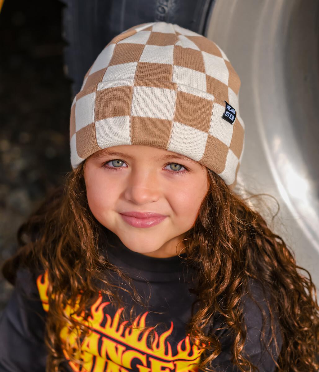 Obey checkered best sale beanie